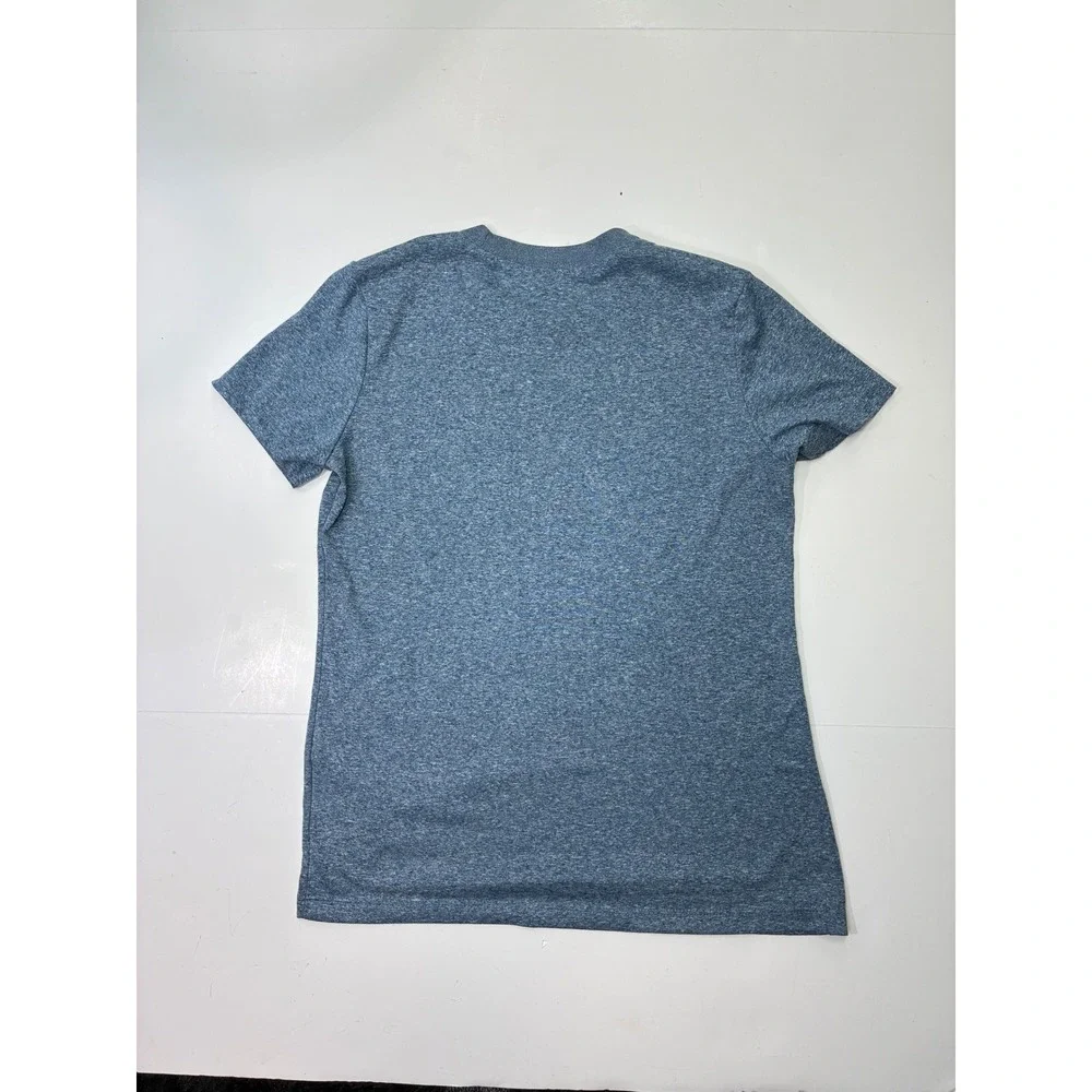 Nike Womens Dri-FIT Legend Short Sleeve Training T-Shirt Heather Blue Swoosh S - Picture 3 of 4